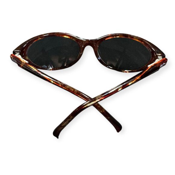 Maui Jim Regatta MJ 159-10 Polarized Sunglasses Brown Tortoise W/Rose VTG w Case